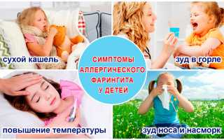 Симптомы аллергического фарингита