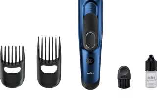 Машинки для стрижки волос Braun: обзор моделей, характеристики