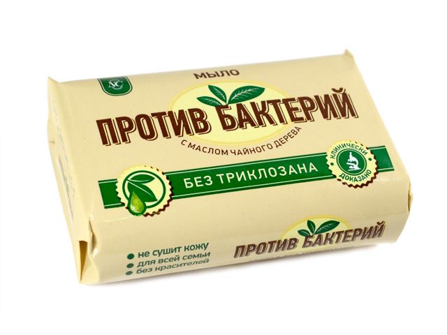 Антибактериальное мыло с маслом чайного дерева