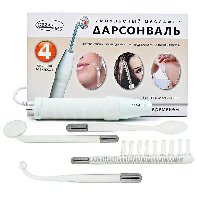 Аппарат Дарсонваль со сменными насадками