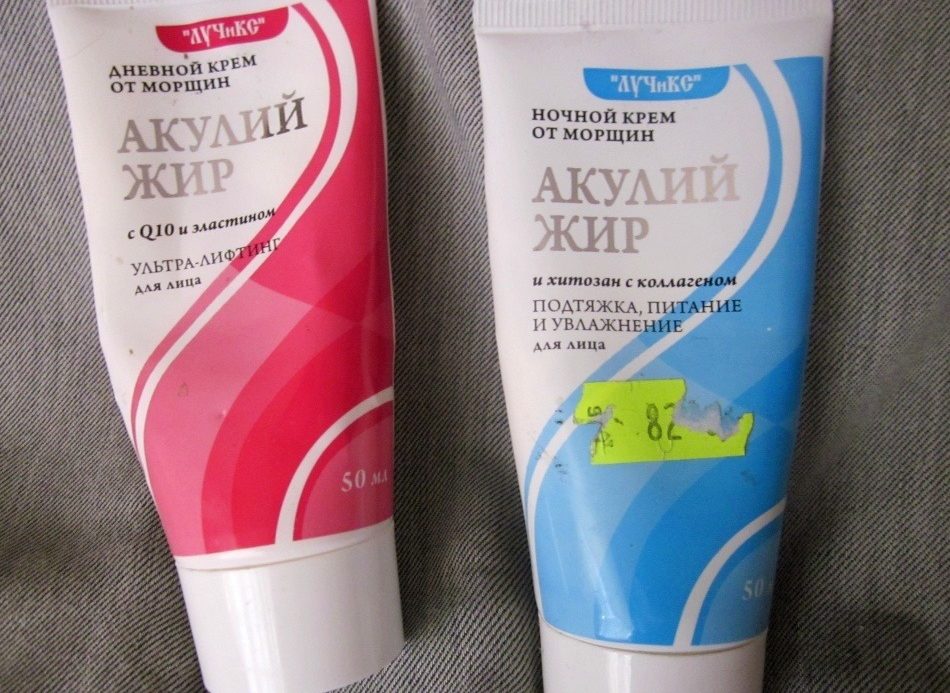 Дневной и ночной крем Акулий жир