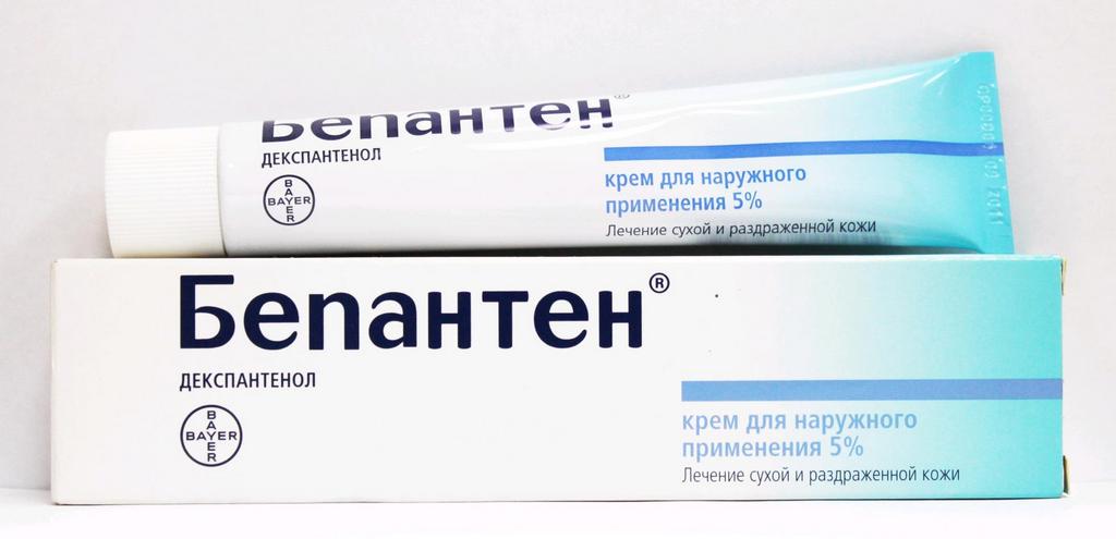 Упаковка и тюбик крема Бепантен