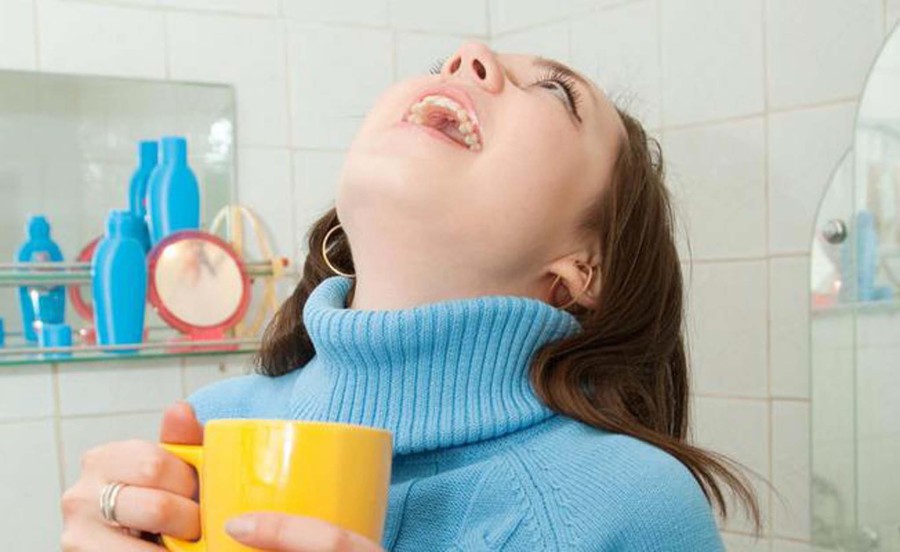 Полоскание горла