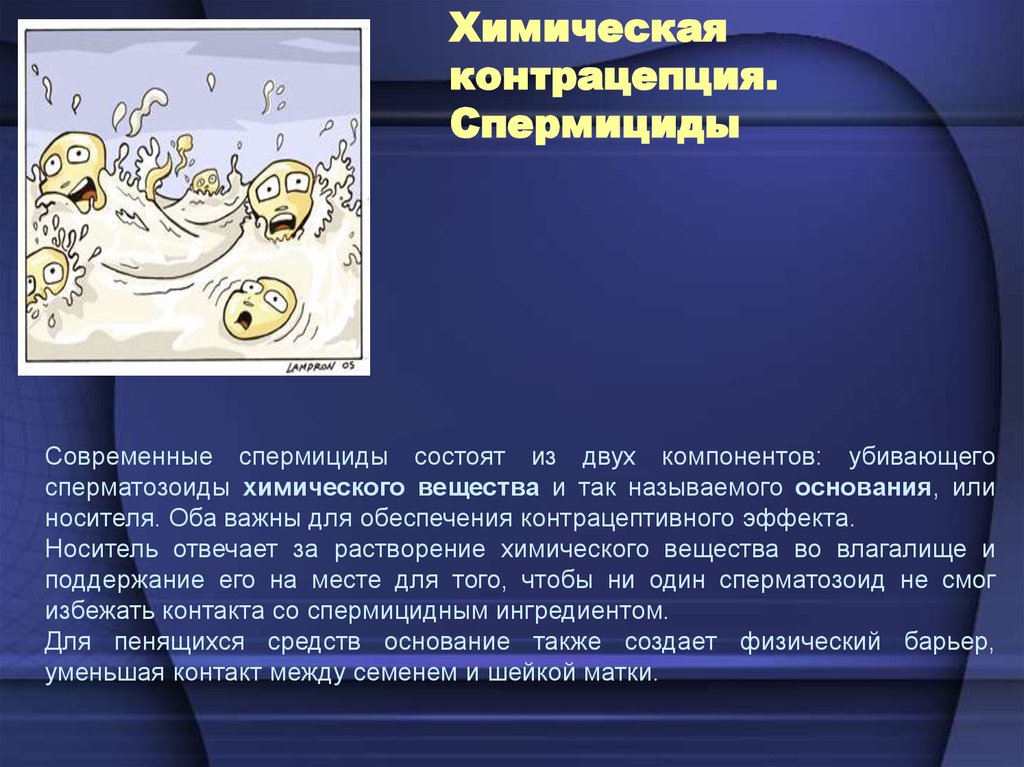 Определение химической контрацепции
