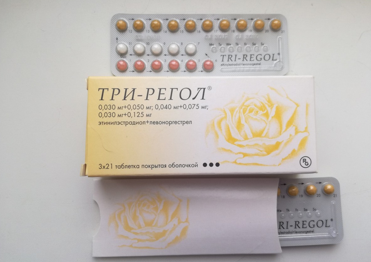 Комбинированный оральный контрацептив Три-регол