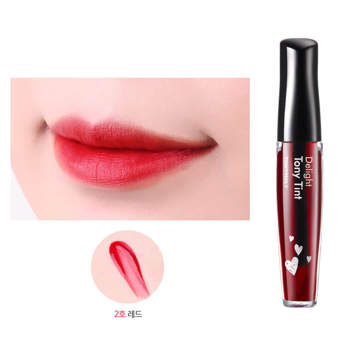 Тинт Delight Tony Tint от Tony Moly на губах
