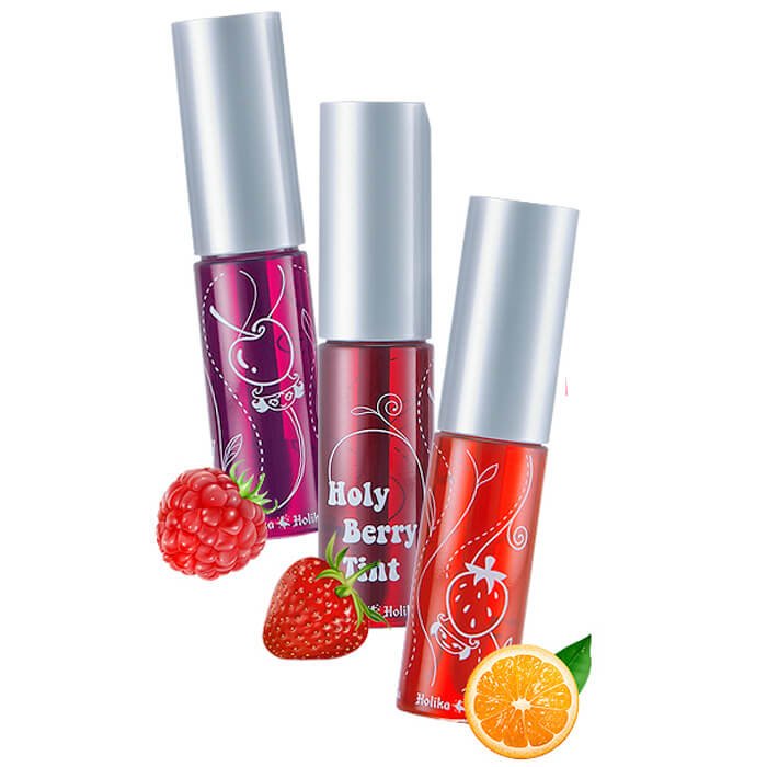 Палитра оттенков тинта Holy Berry Tint от Holika Holika