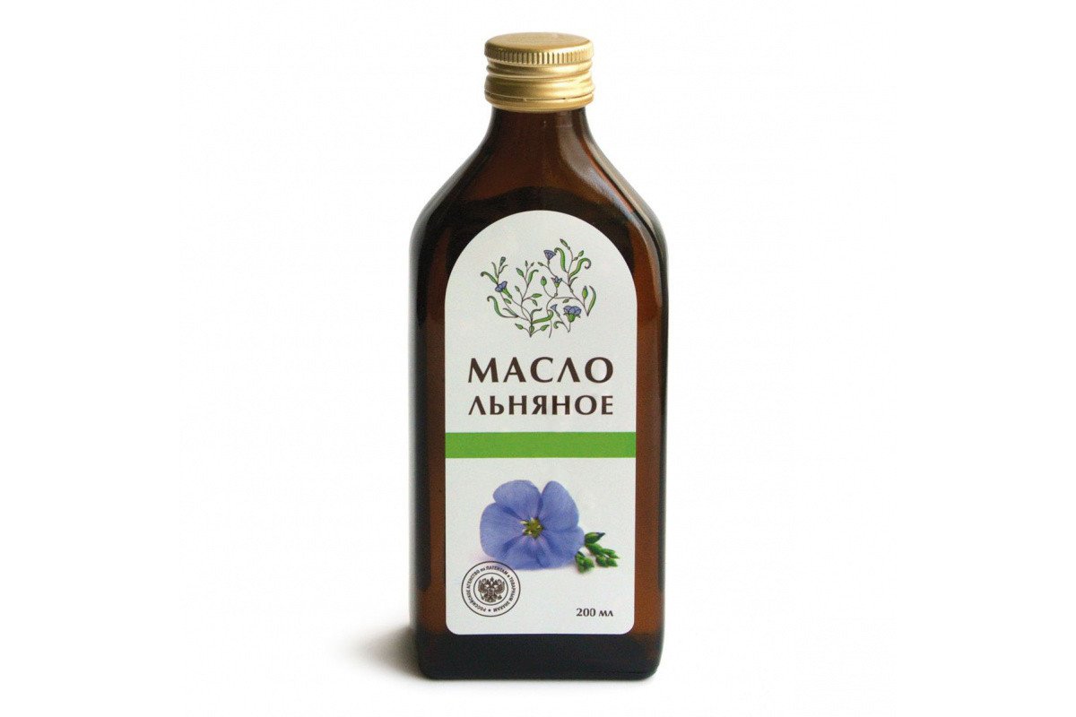 Флакон льняного масла