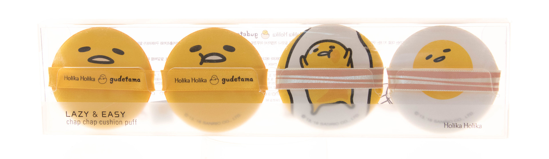 Спонжи для кушона Gudetama Lazy & Easy Face 2 Change Photo Ready Cushion BB от Holika Holika