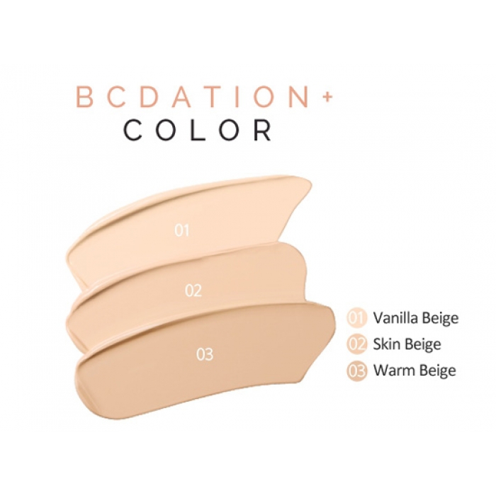 Оттенки кушона BCDation Cushion Plus от TonyMoly