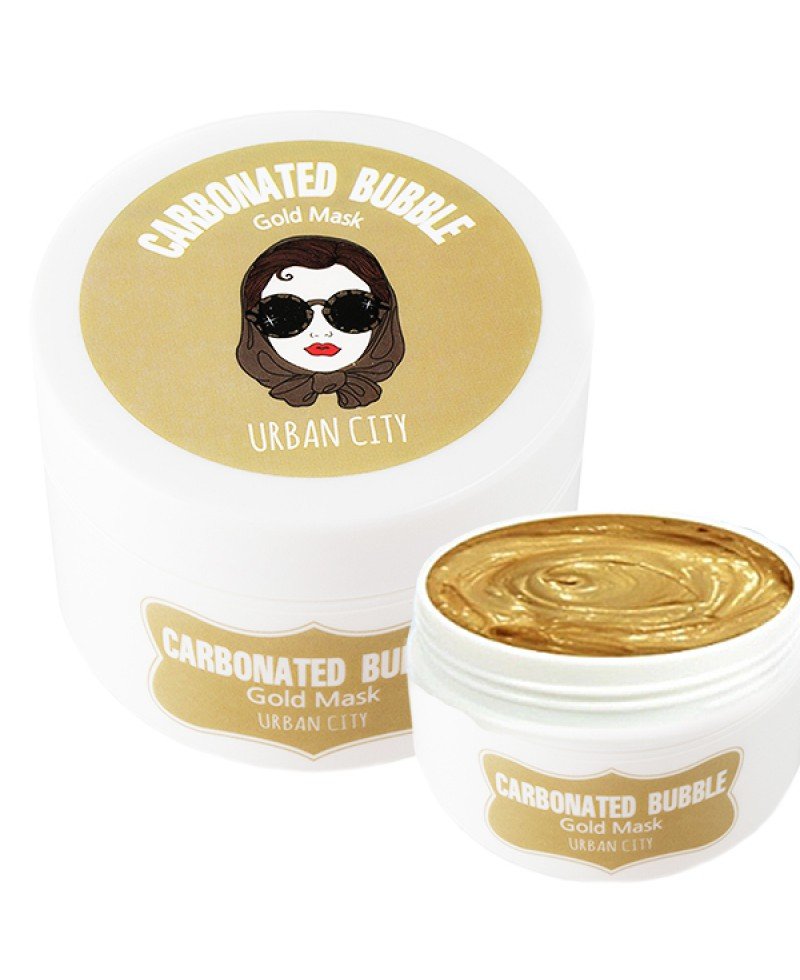 Очищающая пузырьковая маска с золотом Urban Dollkiss City Carbonated Bubble Gold Mask