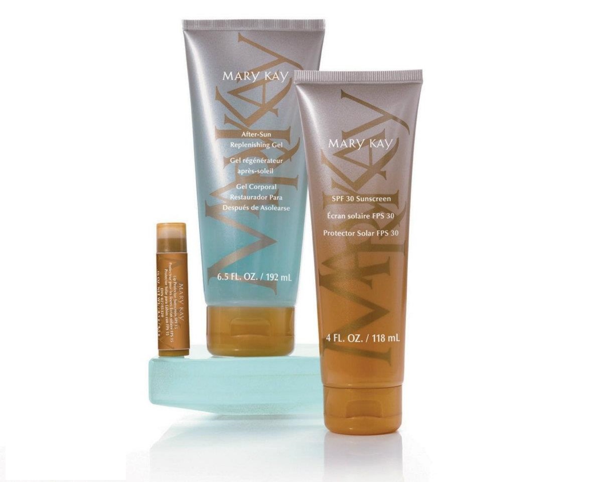 Крем для загара и гель для тела Mary Kay после загара