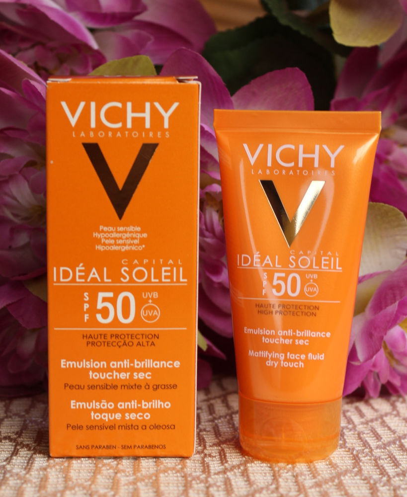Mattifying Face Fluid Dry Touch Ideal Soleil SPF 50+ от Vichy