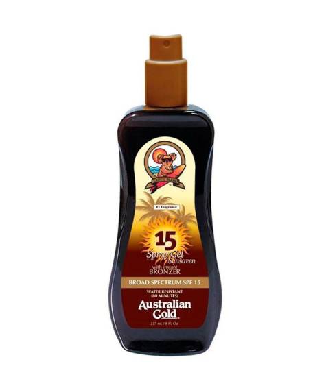 Australian Gold «SPF 15 Spray Gel with Bronzer»