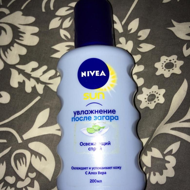 Освежающий спрей после загара с алоэ вера от Nivea