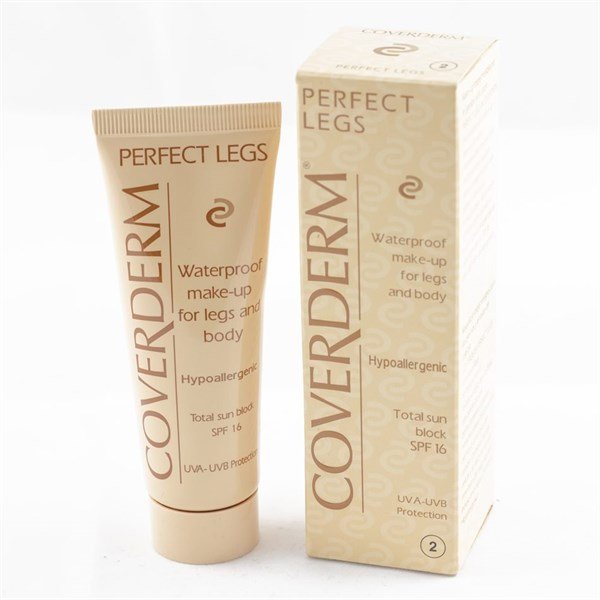 Тональный крем-камуфляж для ног и тела SPF 16 Coverderm Perfect Legs