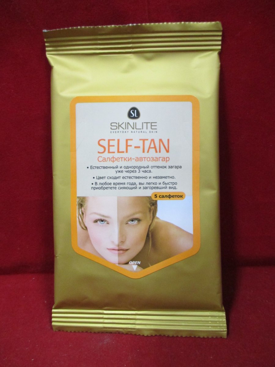 Салфетки-автозагар Self-Tan от Skinlite