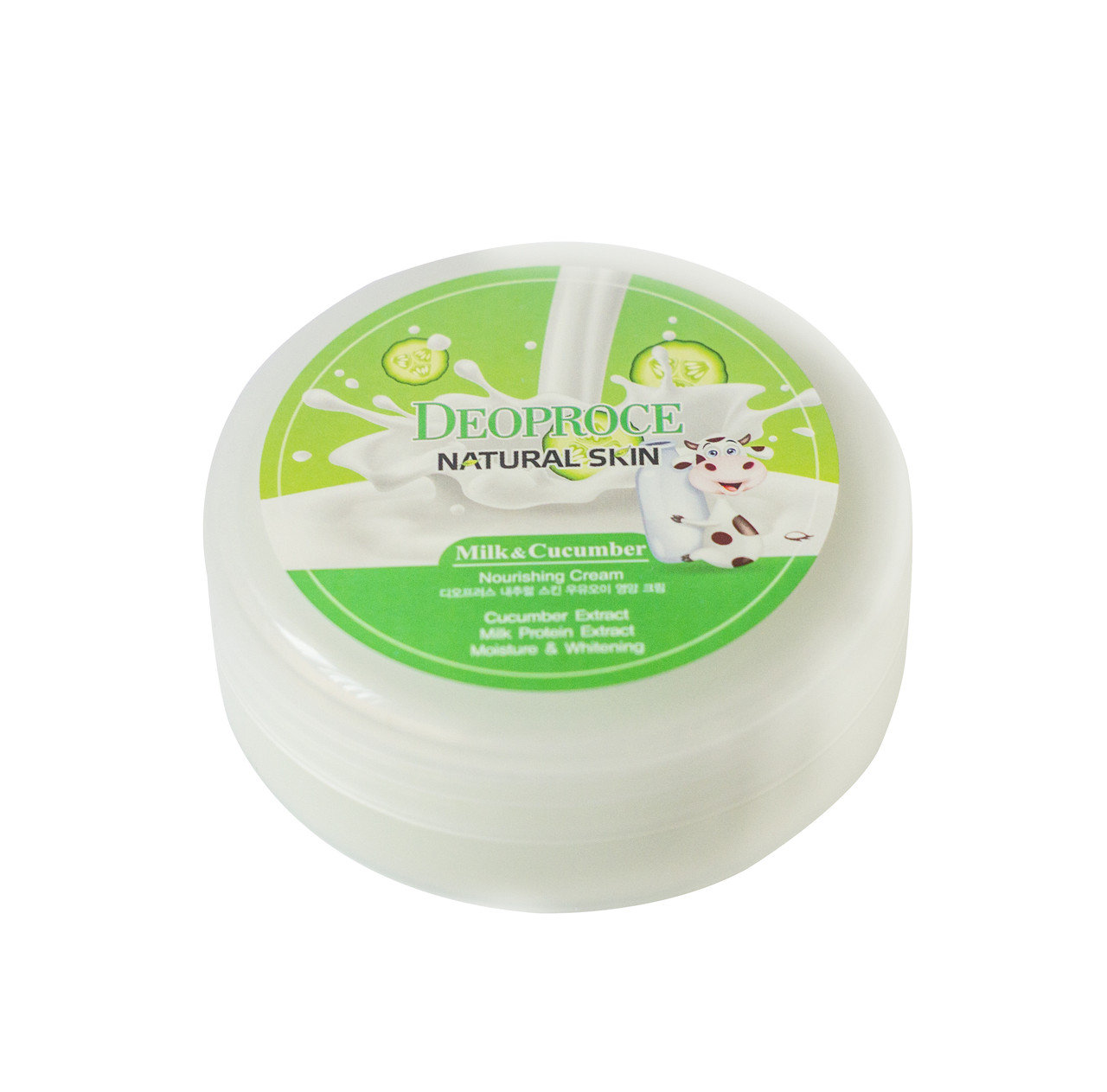 Deoproce Natural skin nourishing cream milk cucumber