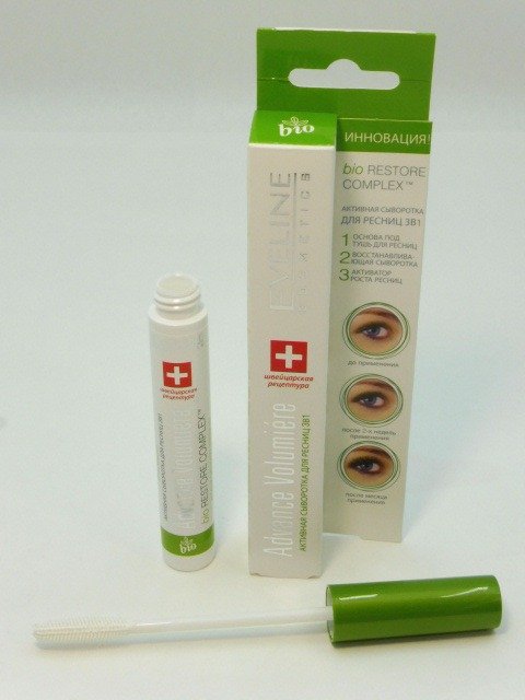 Сыворотка для ресниц 3 в 1 Eveline Cosmetics Advance Volumiere