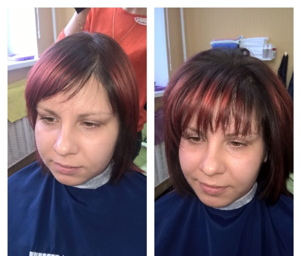 До и после флиссинга