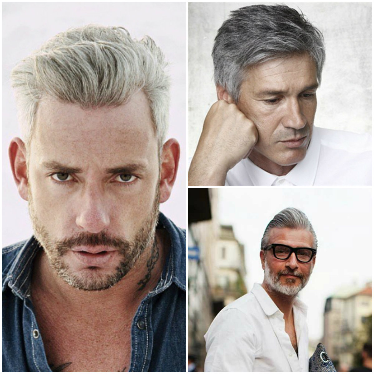 Седые мужчины