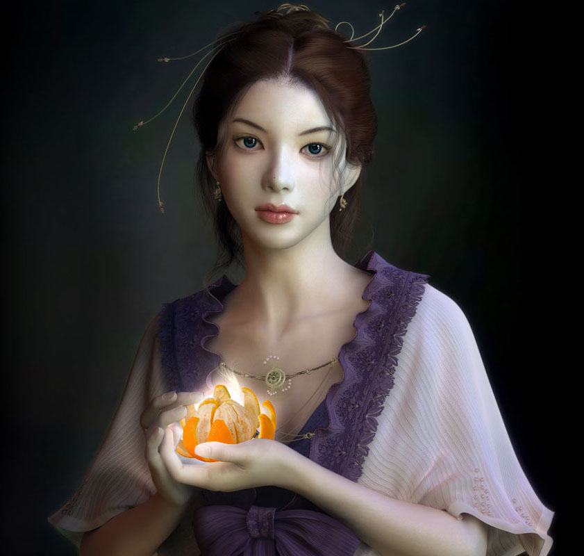 Принцесса с апельсином