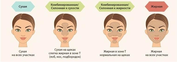 Типы кожи лица