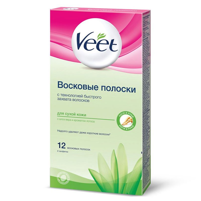 Восковые полоски Veet