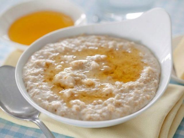 овсянка с льняным маслом